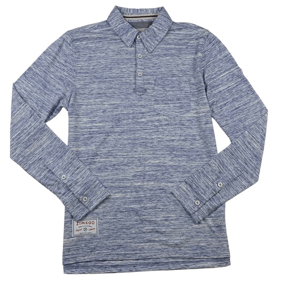 Space Blue Long Sleeve T-Shirt - Picture 1 of 1